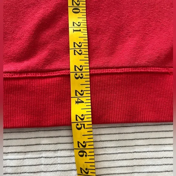 Toad & Co women’s Epiq short sleeve sweatshirt crew size medium in canoe red - Picture 8 of 13